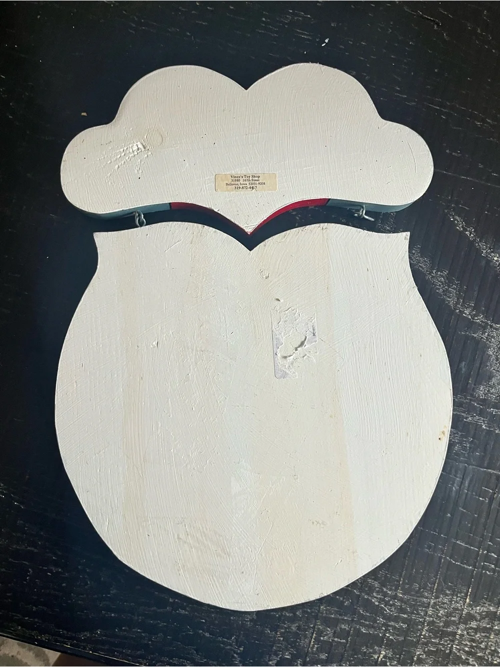Vintage Welcome Dalmatian Heart Wall Wooden Plaque